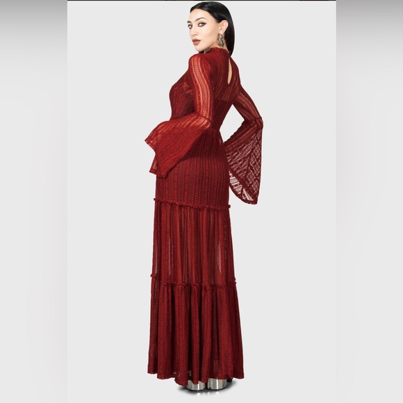 Amanitas sorrow maxi dress RED - Picture 2 of 2